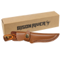 Bison River Fixed Blade Knife with Leather Sheath