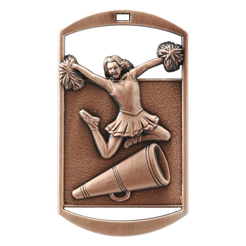 Dog Tag Medal - Cheerleading