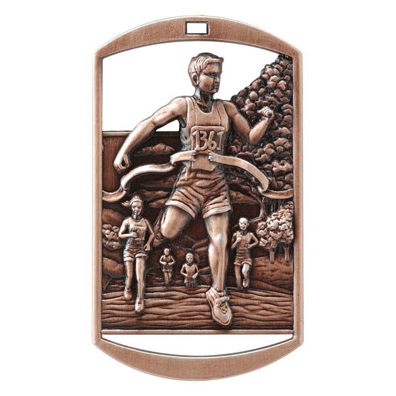 Dog Tag Medal - Cross Country