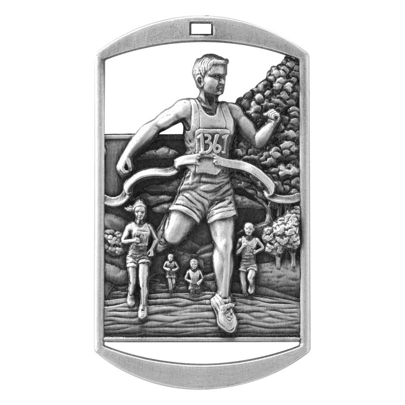 Dog Tag Medal - Cross Country