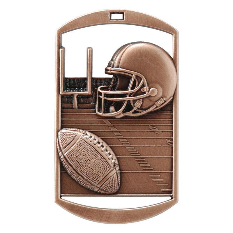 Dog Tag Medal - Football