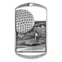 Dog Tag Medal - Golf