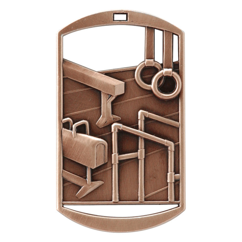 Dog Tag Medal - Gymnastics