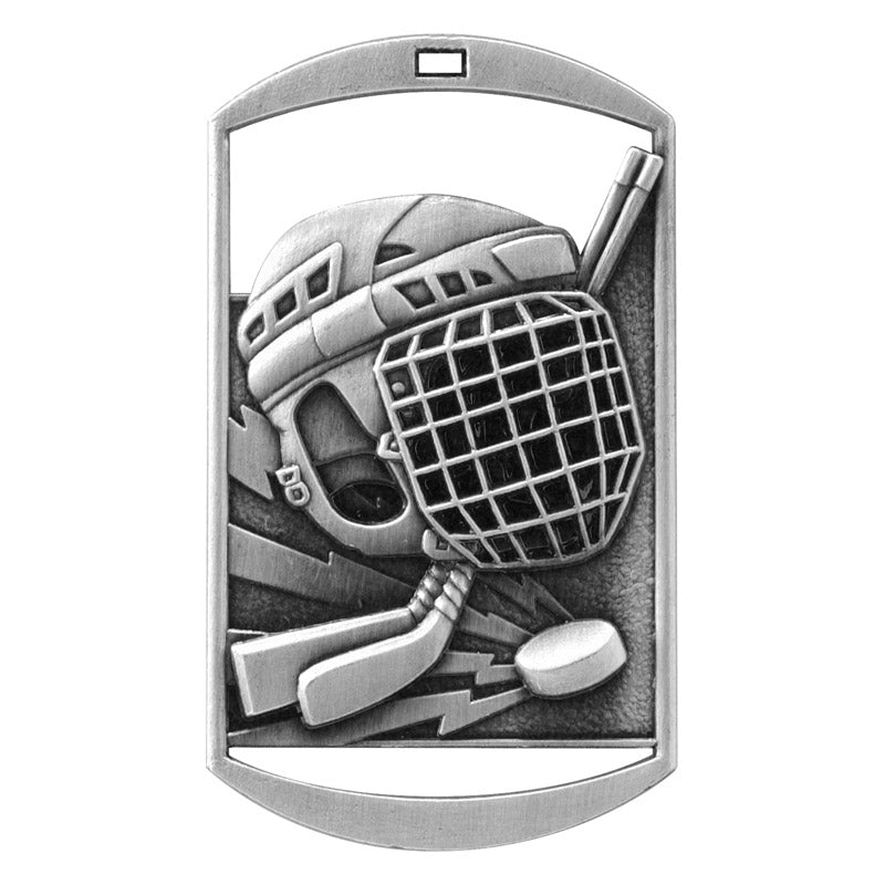 Dog Tag Medal - Hockey