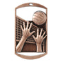 Dog Tag Medal - Volleyball