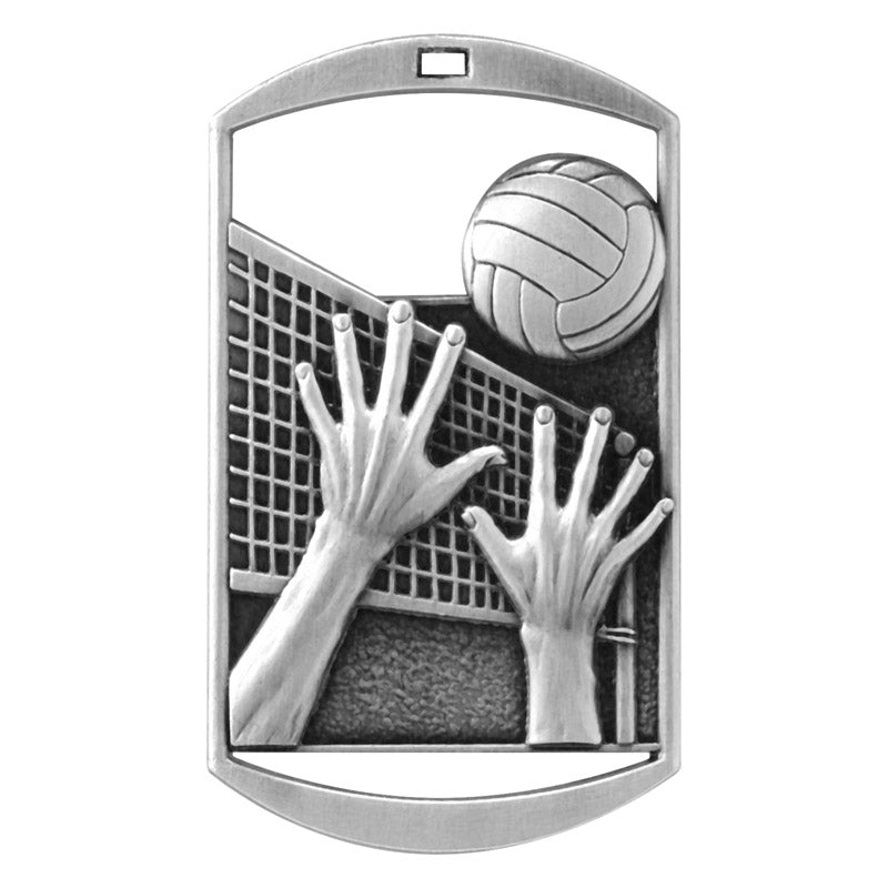 Dog Tag Medal - Volleyball