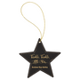 Leatherette Star Ornaments