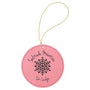 Leatherette Round Ornaments