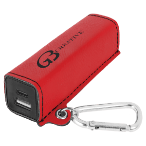 Leatherette Power Bank