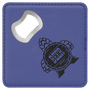Leatherette Bottle Opener Coaster