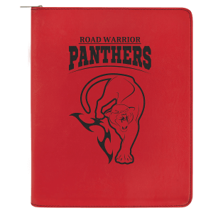 Leatherette Portfolio with Zipper