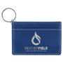 Laserable Leatherette ID Holder Keychains