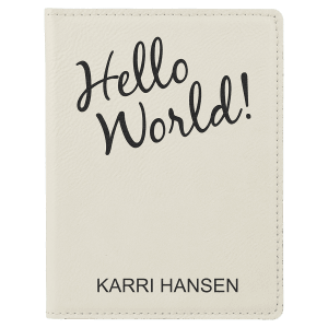 Laserable Leatherette Passport Holders