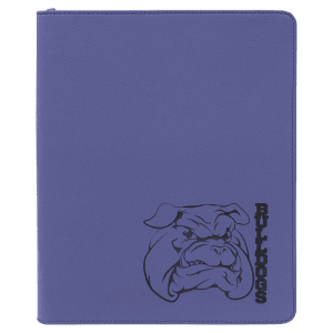 Leatherette Portfolio with Zipper