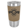 Insulated Leatherette Wrapped Tumbler - 20 oz.
