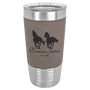 Insulated Leatherette Wrapped Tumbler - 20 oz.