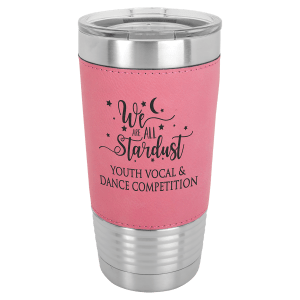 Insulated Leatherette Wrapped Tumbler - 20 oz.