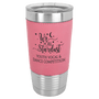Insulated Leatherette Wrapped Tumbler - 20 oz.