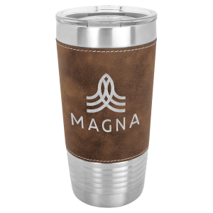Insulated Leatherette Wrapped Tumbler - 20 oz.