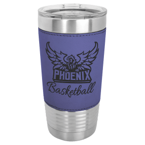 Insulated Leatherette Wrapped Tumbler - 20 oz.