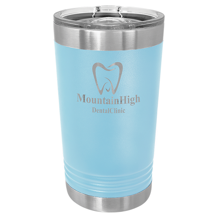 Stainless Steel 16 oz. Polar Camel Pint with Slider Lid