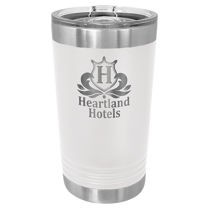 Stainless Steel 16 oz. Polar Camel Pint with Slider Lid