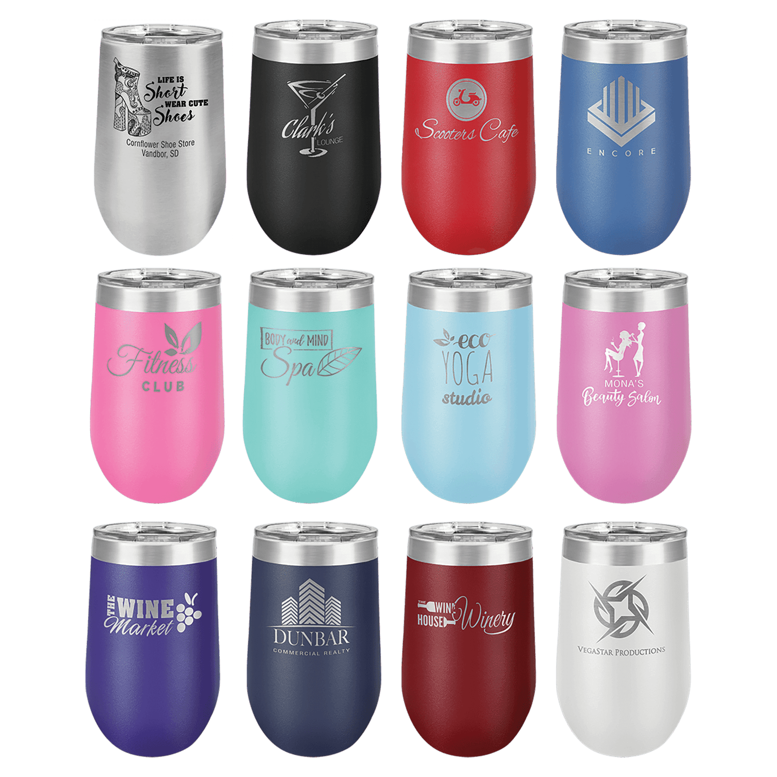 Insulated Tumbler - 16oz. Stemless Wine