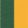 Neck Ribbon - Hunter Green & Gold