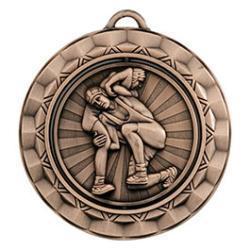 Spinner Medal - Wrestling