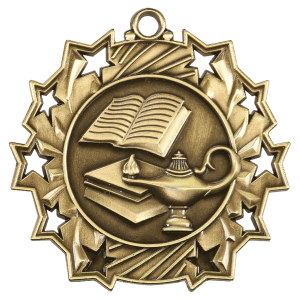 Ten Star Medal - Lamp of Knowledge