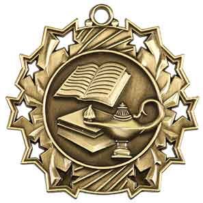 Ten Star Medal - Lamp of Knowledge