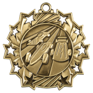 Ten Star Medal - Pinewood Derby
