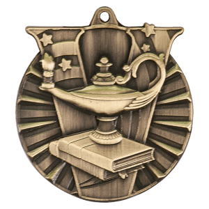 Victory Medal - Lamp of Knowledge
