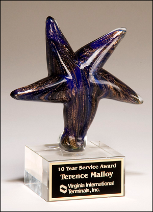 Star-Shaped Glass Art Award