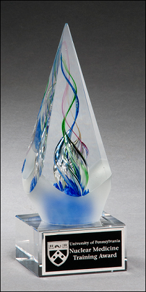 Arrow Shaped Art Glass Award