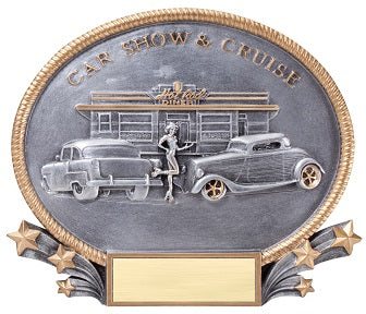 Car Cruise In Resin Plate