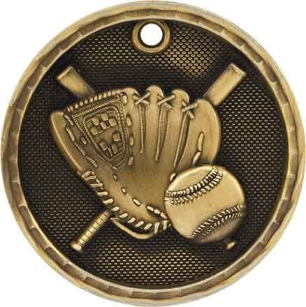 3D Sport Medal - Baseball / Softball