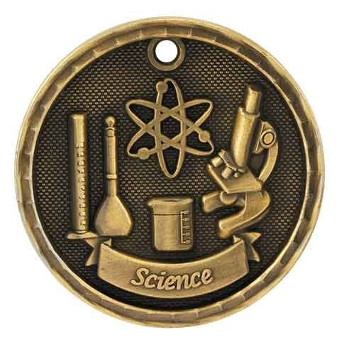 3D Academic Medal - Science