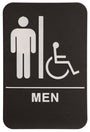 ADA Male Restroom Sign