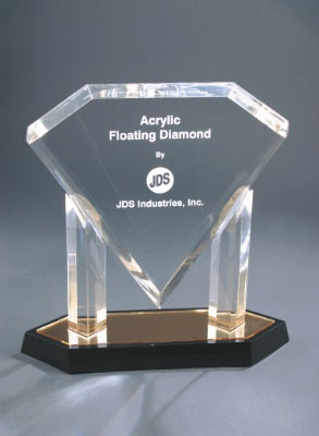 Floating Diamond Acrylic