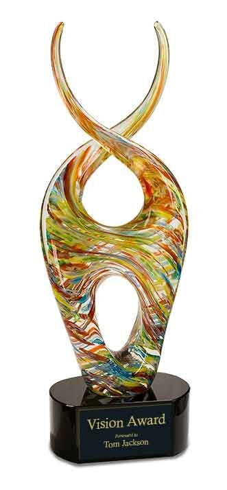 Premier Art Glass Award - 14.5"