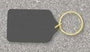 Black Brass Engravable Keychain