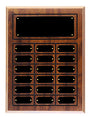 Royal Wood Perpetual Plaque with 18 Tags