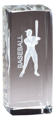 Collegiate Series Baseball Crystal