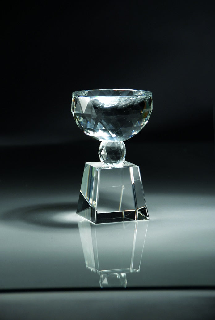 Crystal Bowl Shaped Trophy