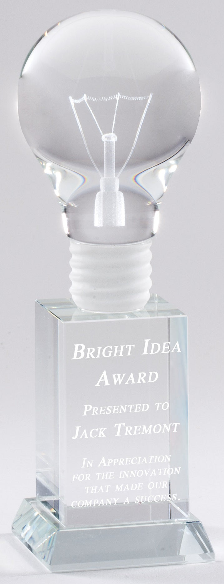 Bright Idea Light Bulb Crystal