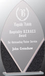 Oval Designer Glass Award
