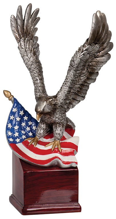 Eagle and Flag on Resin Base III
