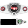 Bright Silver Championship Shield Award Belt