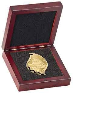 Rosewood Finish Medal Box